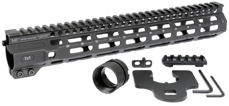 [816537018094] Midwest Industries MICRM12625 M-Series  Aluminum Black Hardcoat Anodized AR Platform 12.62"