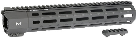 [816537013662] MIDWEST INDUSTRIES INC MISP12M SP-Series AR-15 6061 Aluminum Black Hard Coat Anodized 12.625"
