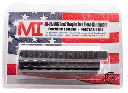 [816537010173] MIDWEST INDUSTRIES INC MCTAR17G2 Gen 2 AR-15 6061 Aluminum Black Hard Coat Anodized 7"