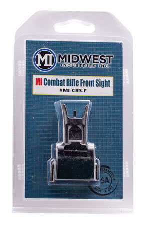 [816537017653] Midwest Industries MICRSF Combat Rifle Flip Front Sight  Black for AR-15, M16, M4