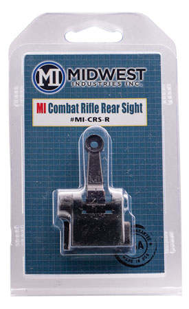 [816537017738] Midwest Industries MICRSR Combat Rifle Rear Flip Sight  Black for AR-15, M16, M4