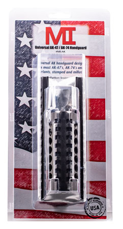 [816537010470] MIDWEST INDUSTRIES INC MIAK AK47/74 6061 Aluminum Black Hard Coat Anodized