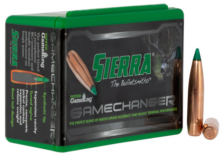 [092763345658] Sierra 4565T Tipped GameKing  7mm 165gr Hollow Point Boat Tail 50/Box