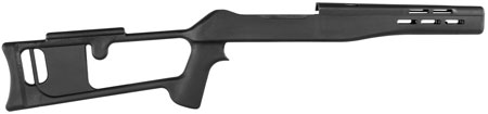 [758152230003] Advanced Technology RUG3000 Fiberforce Rifle Stock Fixed Thumbhole Black Synthetic for Ruger 10/22 (Non-Takedown Models)