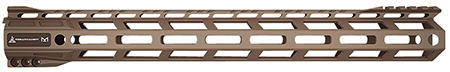 [853742008427] Rise Armament RA905135FDE RA-905 Handguard 13.50" 6061-T6 Aluminum Flat Dark Earth Cerakote with M-LOK  &  Picatinny Rail for AR-15