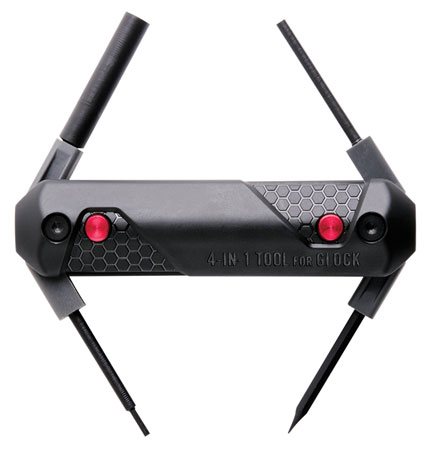 [813119012709] Real Avid AVGLOCK41 4-in-1  Black Handgun Tool Compatible w/Glock