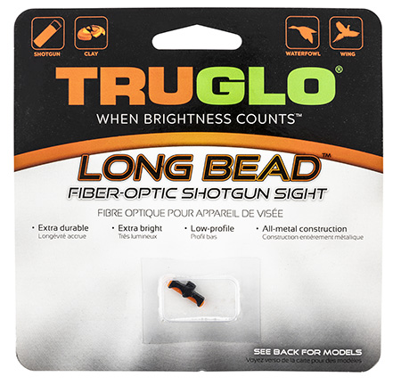 [788130416419] Truglo TG947ARM Long Bead  Metal Universal Shotgun Fiber Optic Red 6-40