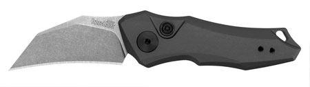 [087171055220] Kershaw 7350 Launch 10 1.90" Folding Hawkbill Plain Stonewashed CPM 154 SS Blade Gray Anodized Aluminum Handle Includes Pocket Clip