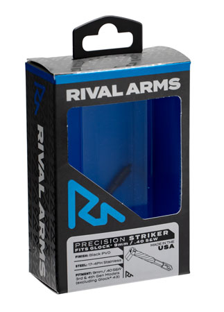 [788130026700] Rival Arms RA40G001A Precision Striker  40 S&W Glock Gen3-4 Black 17-4 Stainless Steel