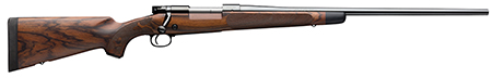 [048702018596] Winchester Repeating Arms 535239229 Model 70 Super Grade 264 Win Mag Caliber with 3+1 Capacity, 26" Barrel, High Polished Blued Metal Finish  &  AAA French Walnut Stock Right Hand (Full Size)