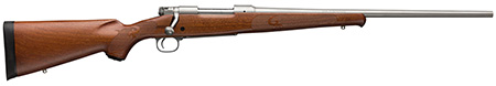 [048702016448] Winchester Repeating Arms 535234264 70 Featherweight 270 WSM 3+1 24" Matte Stainless/ Free-Floating Barrel, Matte Stainless/ Stainless Steel Receiver, Satin Walnut/ Wood Stock, Right Hand