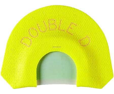 [021291059058] HS Strut 05905 Double D Double Reed Diaphragm Call Double Reed Turkey Hen Sounds Attracts Turkeys Yellow