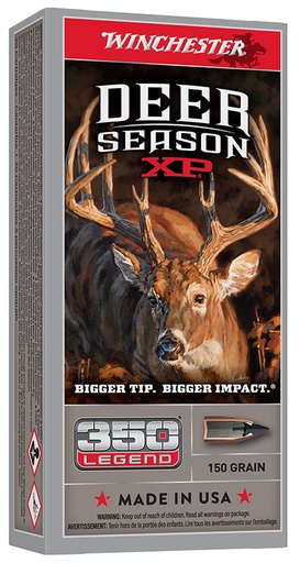 [020892226265] Winchester Ammo X350DS Deer Season XP 350Legend 150gr Extreme Point 20 Per Box/10 Case