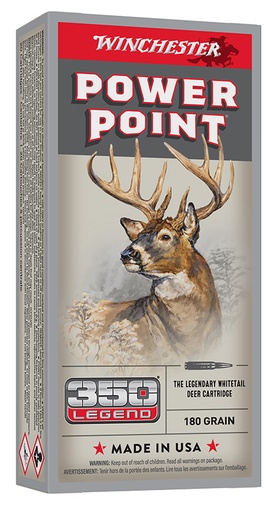 [020892226326] Winchester Ammo X3501 Power-Point  350Legend 180gr 20 Per Box/10 Case
