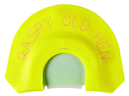 [021291059034] HS Strut 05903 Raspy Old Hen Double Reed Attracts Turkeys Yellow Infinity Latex