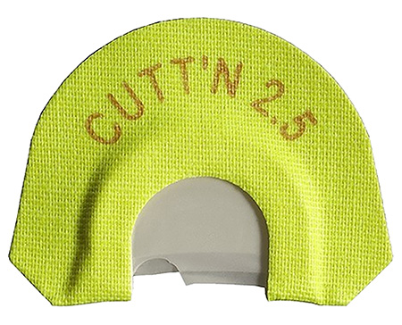 [021291059041] HS Strut 05904 Cuttn 2.5  Diaphragm Call Double Reed Attracts Turkeys Yellow