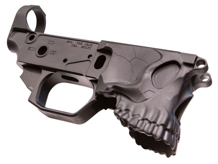 [850869008033] Sharps Bros SBLR03 The Jack Stripped Lower Multi-Caliber Black Anodized Finish 7075-T6 Aluminum Compatible w/Mil-Spec AR-15 Internal Parts