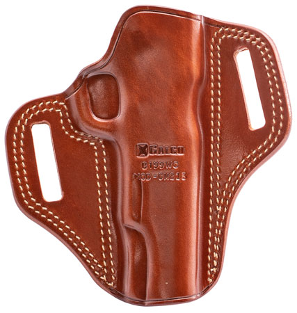 [601299030107] Galco CM213 Combat Master  Open Top Pancake Tan Leather Belt Loop Fits 1911 Left Hand