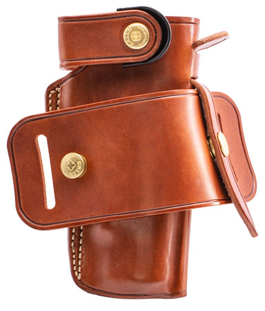 [601299009943] Galco IRO212 Ironhide  OWB Tan Leather Belt Slide Fits 1911 Ambidextrous