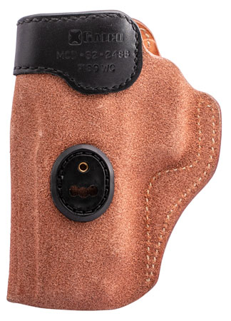 [601299117624] Galco S2248B Scout 3.0  IWB Natural/Black Leather UniClip/Stealth Clip Fits Sig P220/Sig P226/Browning BDA Ambidextrous