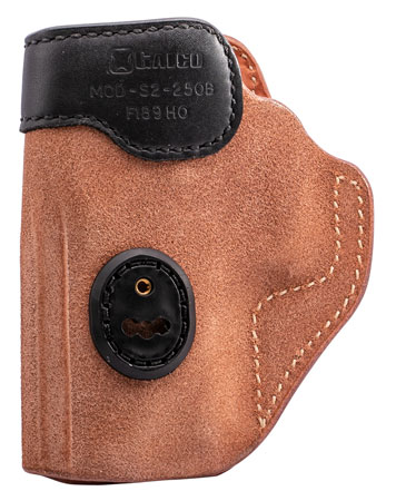[601299117600] Galco S2250B Scout 3.0  IWB Natural/Black Leather UniClip/Stealth Clip Fits Sig P229/P228 Ambidextrous