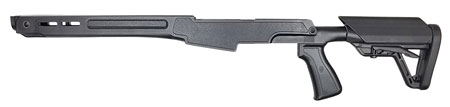 [708279014338] Archangel AACQS Close Quarters Stock  Black Synthetic 6 Position with Pistol Grip Springfield M1A, M14
