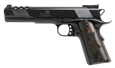 [737278253424] Iver Johnson Arms EAGLEXL45 1911 Eagle XL  45 ACP 6" 8+1 Matte Blued Matte Blued Ported Long Slide Diamondwood Walnut with Integrated Logo Grip Adj Sights