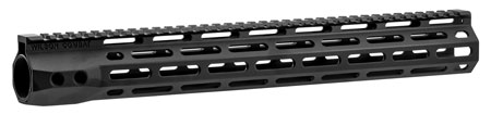 [811826026897] Wilson Combat TRMLOK15 M-LOK Rail  AR-15 Black Hardcoat Anodized 6005A-T5 Aluminum 15" M-LOK