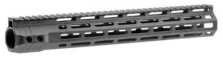 [811826026880] Wilson Combat TRMLOK14 M-LOK Rail  AR-15 Black Hardcoat Anodized 6005A-T5 Aluminum 13.80" M-LOK