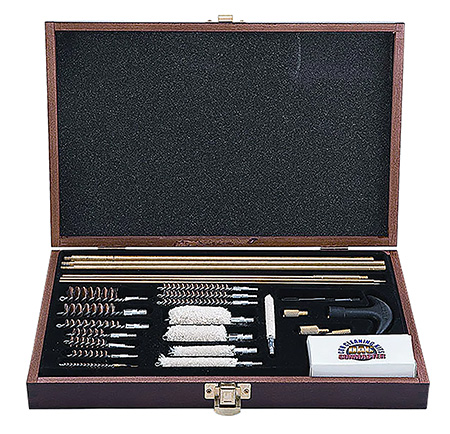 [761903368702] DAC UGC76W Universal Deluxe Cleaning Kit Multi-Caliber/35 Pieces Brown