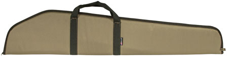 [026509039051] Allen 60446 Durango Rifle Case 46" Tan Endura w/Black Trim, Foam Padding, 1.50" Webbed Handles  &  Lockable Zippers