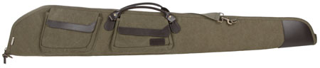 [026509035923] Heritage Cases 54352 North Platte Shotgun Case Olive Canvas/Leather 52"