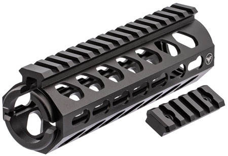 [812495023781] Firefield FF34053 Edge Handguard 6.62" 2- Piece Keymod, Carbine Style Made of 6061-T6 Aluminum with Black Matte Finish for AR-15