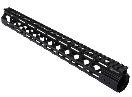 [812495025457] Firefield FF34067 Verge Handguard M-LOK Aluminum Black Anodized Picatinny Rail AR Platform 15" Long