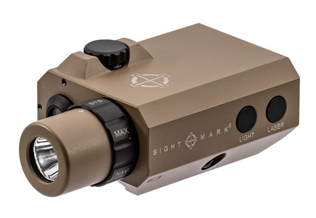 [812495025709] Sightmark SM25012DE LoPro Mini Combo Flashlight and Green Laser Sight  Dark Earth 300 Lumens White LED