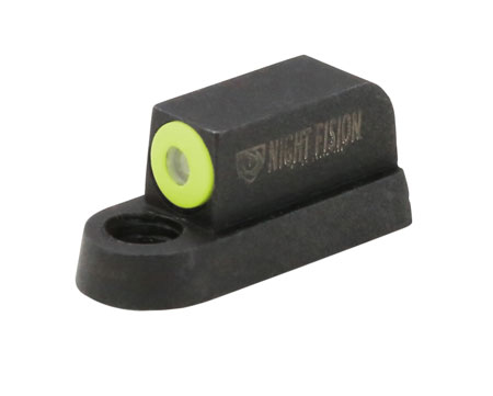 [810116032631] Night Fision CZU075001YGXX Tritium Front Sight for CZ-USA  Green Tritium Yellow Outline Front Sight CZ P-07/P-09/P-10