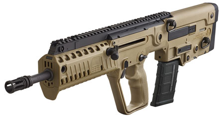 [859735005923] IWI US XFD16 Tavor X95 5.56x45mm NATO Caliber with 16.50" Barrel, 30+1 Capacity, Flat Dark Earth Metal Finish, Flat Dark Earth Fixed Bullpup Stock  &  Polymer Grip Right Hand