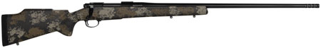 [054041418485] Nosler 41848 M48 Long-Range 6.5 Creedmoor 4+1 26" Barrel, Graphite Black Cerakote Metal Finish, Black with Green/Tan Sponge Pattern Manners MCS-T Elite Tac Stock