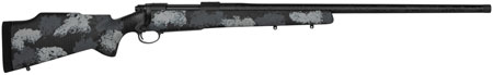 [054041441483] Nosler 44148 M48 Long-Range Carbon 28 Nosler 3+1 26" Carbon Fiber Wrapped Barrel, Sniper Gray Cerakote Metal Finish, Elite Midnight Camo Manners MCS-T Elite Tac Stock