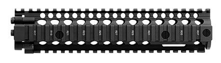 [815604014052] Daniel Defense 0100408020006 MK18 RIS II Handguard 6061-T6 Aluminum Black Picatinny Rail AR-15 9.55" Long
