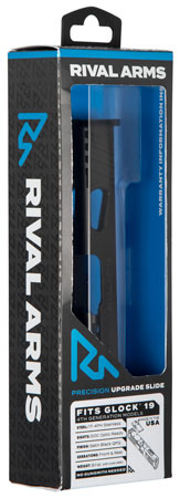 [788130027356] Rival Arms RA10G206A Precision Slide A1 with Docter Cut Black QPQ Case Hardened 17-4 Stainless Steel for Glock 19 Gen4