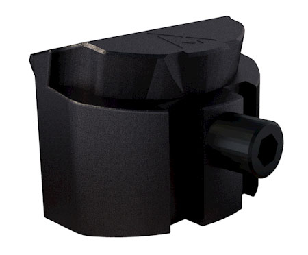 [788130027431] Rival Arms RA75G111A Grip Plug  Compatible w/Glock Gen4 (except 36/42/43), Black Anodized Aluminum