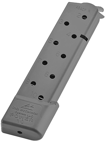 [738435030957] CMC Products 16150C Power Mag  10rd 45 ACP Fits 1911 Government Black Stainless Steel