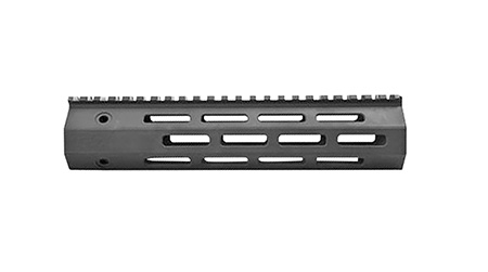 [812441020529] Troy Ind SRAIML190BT00 Battle Rail  M-LOK Aluminum Black Anodized 9" for AR-15, M16