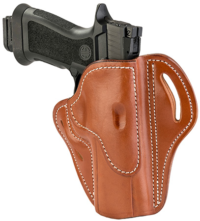 [816161022542] 1791 Gunleather BH24CBRR BH2.4  OWB 2.4 CLassic Brown Leather Belt Slide Fits Walther PPQ/Sig P320/Springfield XD-M