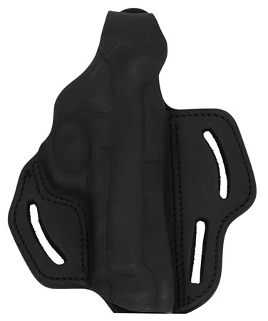 [816161022054] 1791 Gunleather BHX4SBLR BHX  OWB 04 Stealth Black Leather Belt Slide Fits Beretta 92/CZ 75/P-10