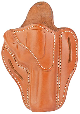 [816161021859] 1791 Gunleather RVH2CBRR RVH2  OWB Size 02 Classic Brown Leather Belt Slide Fits Ruger GP100/S&W K Frame Right Hand