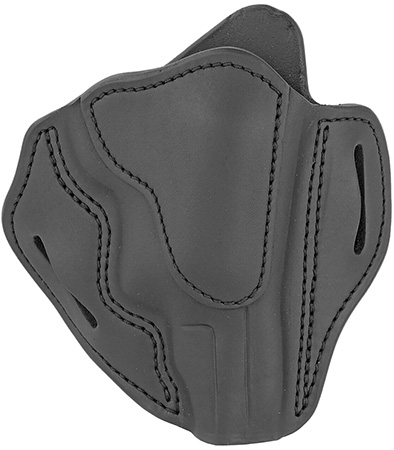 [816161024836] 1791 Gunleather RVH3SBLR RVH3  OWB Size 03 Stealth Black Leather Belt Slide/S&W Governor Right Hand