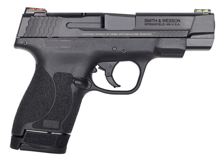 [022188871289] Smith  &  Wesson 11796 M & P Performance Center Shield M2.0 Micro-Compact Frame 40 S&W 6+1/7+1, 4" Black Armornite Stainless Steel Barrel  &  Serrated Slide, Matte Black Polymer Frame, No Safety