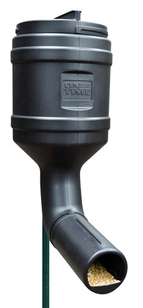 [797539718000] On Time 71800 T-Post Gravity Feeder Black UV Resistant Polyethylene with 80 lbs Capacity, Multi Mounting Options, Includes Mounting Bracket